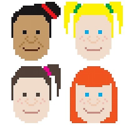 EPS 해외이미지 캐릭터 여자 얼굴 일러스트 학교 미술 사람 소녀 그래픽 10대 컴퓨터 8 만화 복고 토막 픽셀 아바타 해외202004 해외일러스트 일러캐릭터 교육 어린이 청소년 문화예술 신체부위 전자제품 숫자 파일형식 벡터 이미지허브