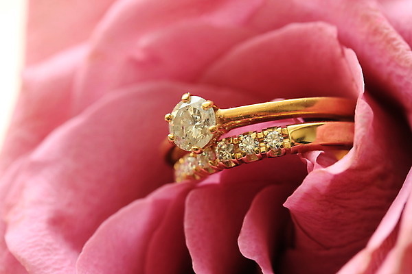 포토 JPG 해외이미지 꽃잎 분홍색 결혼 결혼식 사람없음 장미 금속 바위 반지 원형 황금 고급 보석 결혼반지 다이아몬드 약혼 설정 해외202004 해외포토 도형 꽃 컬러 컨셉 장신구 재질 이벤트 돌_바위 광석 약속 파일형식 이미지허브