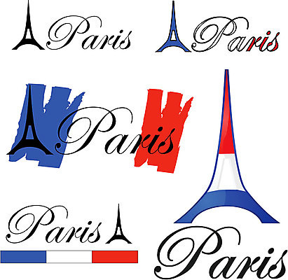 EPS 해외이미지 디자인 유럽 문화 여행 컨셉 일러스트 미술 그래픽 빨간색 파란색 세트 유행 탑 프랑스 우아함 세련 파리(프랑스) 해외202004 해외일러스트 건축물 나라 컬러 문화예술 파일형식 벡터 이미지허브