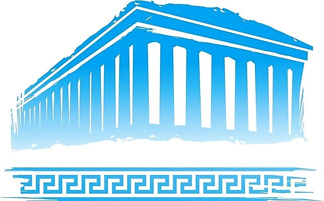 EPS 해외이미지 모양 디자인 실루엣 일러스트 건축양식 장식 파란색 수확 골동품 신용카드 심볼 그리스 복고 아테네 파르테논신전 옛날 해외202004 해외일러스트 건축 유럽 컬러 농업 신전 촬영기법 금융 파일형식 벡터 이미지허브