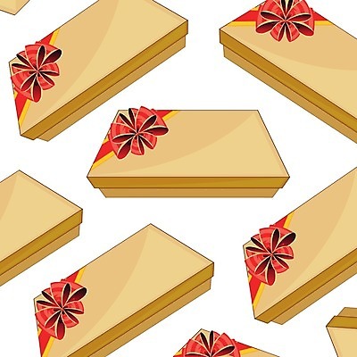 EPS 해외이미지 패턴 일러스트 휴가 선물 이벤트 장식 빨간색 상자 놀람 기쁨 오브젝트 활 흰배경 서식 정사각형 해외202004 해외일러스트 도형 감정 컬러 백그라운드 무늬 표정 흰색 파일형식 벡터 이미지허브