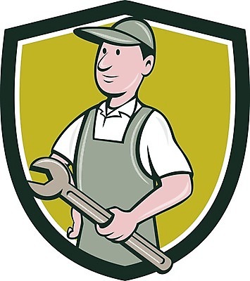 EPS 해외이미지 남자 일러스트 노동자 그래픽 공구 스패너 잡기 만화 방패 판매원 고립 재주꾼 해외202004 해외일러스트 직업 모션 사람 도구 파일형식 벡터 이미지허브
