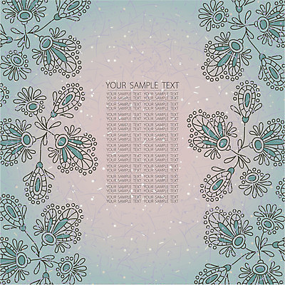 EPS 해외이미지 배너 꽃 선 백그라운드 꽃무늬 일러스트 텍스트 프레임 사람없음 엘리먼트 해외202004 해외일러스트 식물 무늬 파일형식 벡터 이미지허브