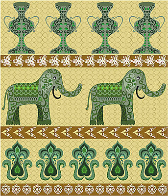 EPS 해외이미지 모양 식물 디자인 꽃 잎 꽃무늬 패턴 곡선 일러스트 자연 벽지 코끼리 그래픽 장식 초록색 갈색 꽃병 봄 소용돌이 나뭇가지 화려 두루마리 인도인 그림 질감 내추럴 엘리먼트 해외202004 해외일러스트 외국인 나무 계절 선 컬러 컨셉 무늬 포유류 동양인 회오리 생태계 파일형식 벡터 이미지허브