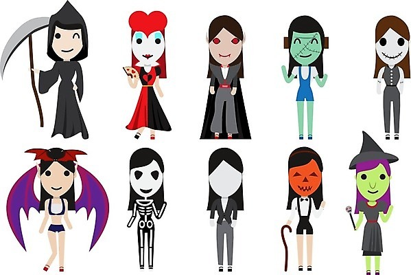 EPS 해외이미지 모델 캐릭터 드레스 옷 여자 문화 인형 컨셉 일러스트 호박 뼈 골격 사람 정장 세트 파티 유행 할로윈 죽음 영혼 플랫 유령 야간 만화 마녀 심플 박쥐 공상 여왕 흡혈귀 몬스터 악몽 코스프레 해골모형 아바타 스타일 해외202004 해외일러스트 일러캐릭터 자연요소 채소 포유류 이벤트 모형 파일형식 벡터 이미지허브