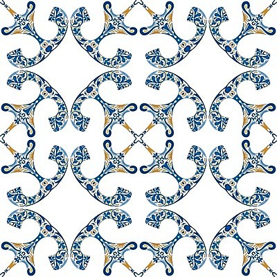 EPS 해외이미지 전통 디자인 패턴 오렌지 일러스트 벽지 추상 장식 파란색 노란색 흰색 포르투갈 타일 묘사 정사각형 모자이크 스페인어 아라베스크 엘리먼트 튀니지 해외202004 해외일러스트 도형 유럽 컬러 무늬 과일 아프리카 파일형식 벡터 이미지허브