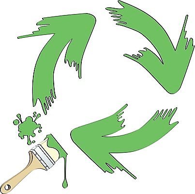 EPS 해외이미지 디자인 백그라운드 일러스트 추상 화살 창조 미술 초록색 페인트 흰색 공구 붓 떨어짐 심볼 에코 심플 화가 고립 생태학 해외202004 해외일러스트 직업 교육 컬러 컨셉 무늬 문화예술 환경 도구 파일형식 벡터 이미지허브