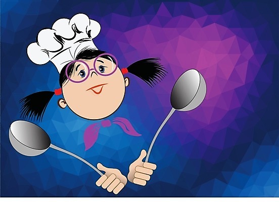 EPS 해외이미지 응시 행복 안경 어린이 음식 백그라운드 유니폼 일러스트 성공 요리 미소 파란색 주방 숟가락 요리사 맛 팔 해외202004 해외일러스트 직업 시선 잡화 옷 감정 컬러 컨셉 수저 표정 사람 신체부위 파일형식 벡터 이미지허브