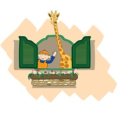 EPS 해외이미지 동물 드레스 꽃 행복 얼굴 야생동물 어린이 일러스트 포유류 놀이 초식동물 미술 사람 소년 햇빛 태양 머리 머리띠 점 미끄럼틀 큼 기린 코 클립 귀 목 초식 해외202004 해외일러스트 자연요소 식물 옷 남자 감정 장신구 문화예술 신체부위 놀이기구 크기 파일형식 벡터 이미지허브