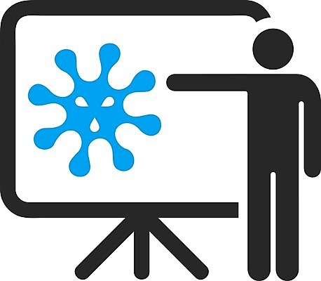 EPS 해외이미지 학생 교육 일러스트 교실 학교 회의 세포 사람 픽토그램 스크린 강사 발표 플랫 해충 위험 강의 심볼 보고서 생물학 감염 전염 미생물 박테리아 기생충 고립 도발 상형문자 세미나 해외202004 해외일러스트 직업 문자 컨셉 비즈니스 의학 생물 바이러스 벌레 질병 파일형식 벡터 이미지허브