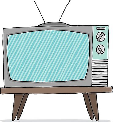 EPS 해외이미지 일러스트 통신 안테나 텔레비전 골동품 유머 만화 구식 해외202004 해외일러스트 감정 전자제품 파일형식 벡터 이미지허브