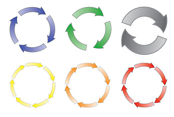 EPS 해외이미지 디자인 컨셉 2 일러스트 화살 3 그래픽 빨간색 초록색 파란색 세트 노란색 재활용 회색 흐름 원형 4 6 심볼 사인 순환 5 충전 7 로딩 방법 엘리먼트 충고 해외202004 해외일러스트 도형 컬러 모션 숫자 친환경 파일형식 벡터 이미지허브