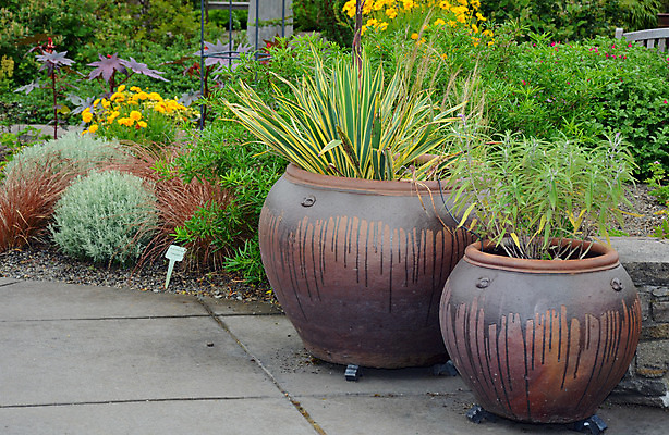 포토 JPG 해외이미지 식물 공원 꽃 꽃무늬 자연 벽돌 사람없음 야외 초록색 정원 봄 도자기 냄비 갑판 점토 해외202004 해외포토 계절 공공시설 컬러 무늬 배_교통 솥 생태계 파일형식 이미지허브