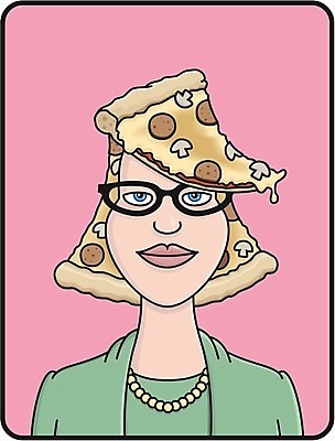 EPS 해외이미지 안경 음식 일러스트 피자 초록색 상점 이발사 해외202004 해외일러스트 잡화 컬러 패스트푸드 서양음식 파일형식 벡터 이미지허브