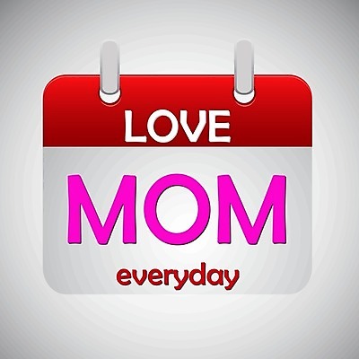 EPS 해외이미지 디자인 종이 일러스트 가족 엄마 추상 아이디어 사랑 빨간색 파란색 검은색 회색 달력 시간 날짜 인쇄 연도 돌봄 지원 해외202004 해외일러스트 감정 컬러 컨셉 무늬 관계 모션 파일형식 벡터 이미지허브