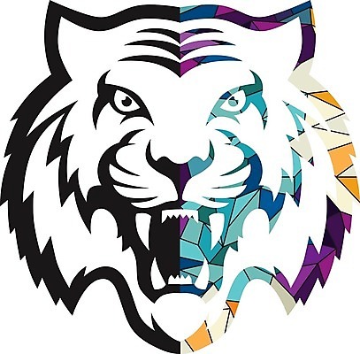 EPS 해외이미지 모양 동물 분홍색 백그라운드 무지개 일러스트 벽지 추상 장식 파란색 컬러풀 노란색 유행 사각형 호랑이 삼각형 타일 질감 정사각형 모자이크 해외202004 해외일러스트 자연요소 도형 컬러 무늬 포유류 파일형식 벡터 이미지허브