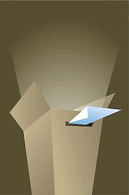 EPS 해외이미지 컨셉 일러스트 상상 봉투 아이디어 빛 희망 힘 펼침 오픈 투표 선거 해외202004 해외일러스트 감정 모션 민주주의 파일형식 벡터 이미지허브