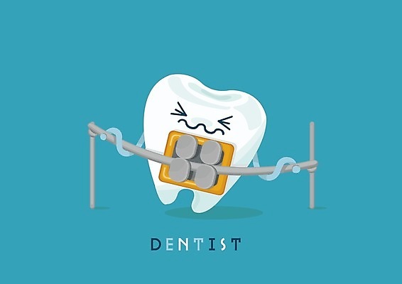 EPS 해외이미지 디자인 컨셉 일러스트 건강 치아 칫솔 치과의사 치약 건강식 돌봄 치통 해외202004 해외일러스트 음식 모션 위생용품 의사 소화기관 질병 파일형식 벡터 이미지허브