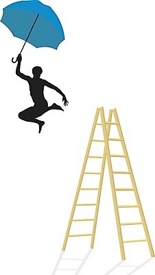 EPS 해외이미지 이동 일러스트 우산 사다리 사람 그래픽 점프 공구 위험 큼 고립 해외202004 해외일러스트 컨셉 모션 도구 크기 파일형식 벡터 이미지허브