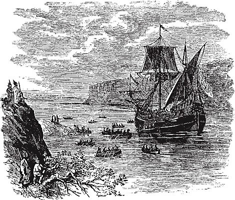 EPS 해외이미지 선 일러스트 미술 강 검은색 수확 흰색 그림 판화 허드슨강 해외202004 해외일러스트 컬러 농업 문화예술 미국 파일형식 벡터 이미지허브