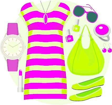 EPS 해외이미지 디자인 드레스 옷 여자 신발 가방 일러스트 초록색 세트 선글라스 유행 귀걸이 줄무늬 화장품 립스틱 반지 은색 수집 손목시계 그림 매니큐어 진홍색 스타일 해외202004 해외일러스트 잡화 안경 시계 컬러 무늬 장신구 사람 빨간색 뷰티 파일형식 벡터 이미지허브