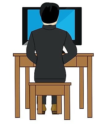 EPS 해외이미지 가구 의자 일러스트 탁자 표정 사람 정장 전자제품 컴퓨터 스크린 흰배경 해외202004 해외일러스트 옷 생활용품 백그라운드 흰색 파일형식 벡터 이미지허브