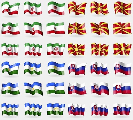 EPS 해외이미지 디자인 문화 상징 일러스트 세계 직물 심볼 지역 마케도니아 슬로바키아 이란 전국 강조 해외202004 해외일러스트 유럽 중동 파일형식 벡터 남유럽 이미지허브