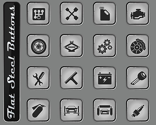 EPS 해외이미지 클립아트 디자인 실루엣 일러스트 교통시설 자동차 열쇠 바퀴 작업실 플랫 수리 핸들 브레이크 심볼 서비스 작업도구 기어 베터리 정비소 철강 해외202004 해외일러스트 육상교통 교통 촬영기법 도구 시설 파일형식 벡터 이미지허브