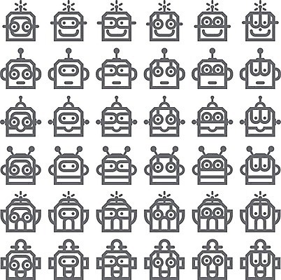 EPS 해외이미지 디자인 실루엣 산업 어린이 과학 일러스트 놀이 미래 소년 그래픽 세트 픽토그램 장난감 우주 금속 검은색 기계 흰색 만화 수집 심볼 로봇 코믹 안드로이드 영웅 기어 고립 마스코트 엘리먼트 지능 해외202004 AI_인공지능 해외일러스트 남자 컬러 컨셉 재질 촬영기법 사람 파일형식 벡터 이미지허브