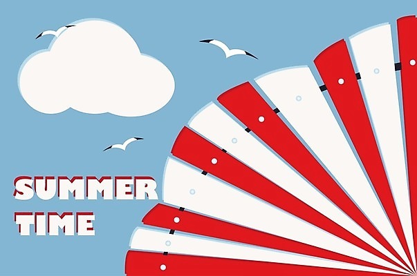 EPS 해외이미지 배너 섬 여행 백그라운드 일러스트 우산 자연 갈매기 하늘 휴가 사람없음 여름 파란색 컴퓨터 온도 해외202004 해외일러스트 계절 컬러 조류 전자제품 생태계 파일형식 벡터 이미지허브