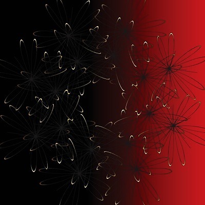 EPS 해외이미지 디자인 꽃 벽 백그라운드 패턴 일러스트 포장 벽지 추상 그래픽 장식 검은색 황금 심볼 엘리먼트 해외202004 해외일러스트 식물 컬러 무늬 파일형식 벡터 이미지허브