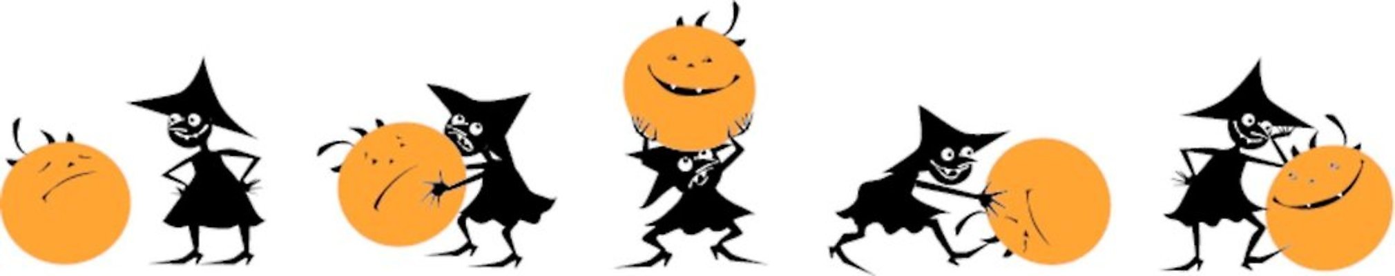 EPS 해외이미지 행복 얼굴 오렌지 일러스트 호박 미소 친구 할로윈 분노 표현 입 그룹 작음 만화 마녀 해외202004 해외일러스트 감정 채소 과일 관계 표정 신체부위 크기 파일형식 벡터 이미지허브