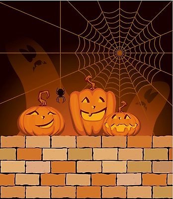 EPS 해외이미지 벽 일러스트 호박 벽돌 사람없음 웹 새벽 할로윈 유령 야간 저녁 거미 해외202004 해외일러스트 자연요소 곤충 인터넷 채소 파일형식 벡터 이미지허브