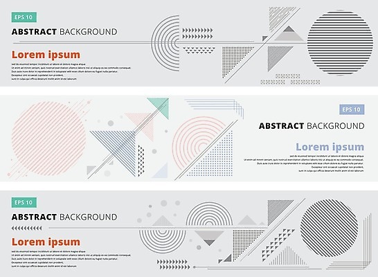EPS 해외이미지 디자인 배너 일러스트 추상 사람없음 그래픽 세트 멤피스디자인 해외202004 해외일러스트 무늬 파일형식 벡터 이미지허브