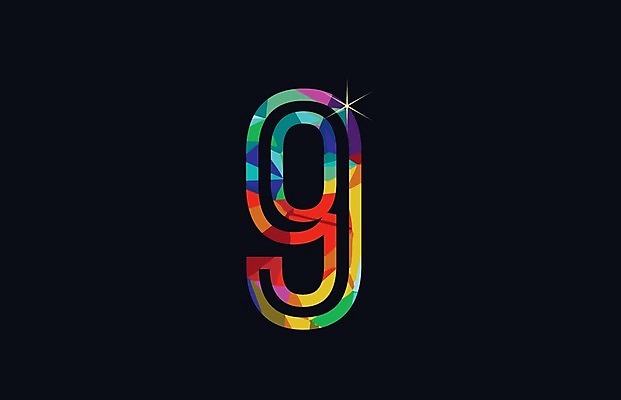 EPS 해외이미지 모양 템플릿 디자인 알파벳 분홍색 백그라운드 무지개 일러스트 회사 비즈니스 빨간색 파란색 숫자 9 심볼 신분 엘리먼트 활자 해외202004 해외일러스트 자연요소 문자 영어 컬러 활자판 파일형식 벡터 이미지허브