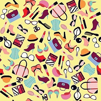 EPS 해외이미지 디자인 옷 백그라운드 패턴 가방 일러스트 손잡이 쇼핑 위생용품 선글라스 상점 여행가방 립스틱 짐 머리빗 그룹 수집 향수 해외202004 해외일러스트 잡화 안경 생활용품 무늬 화장품 미용용품 파일형식 벡터 이미지허브