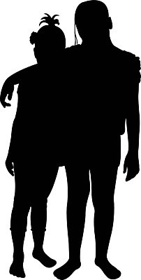 EPS 해외이미지 손 여자 실루엣 어린이 신체 일러스트 가족 포옹 청소년 서기 사람 검은색 형제 해외202004 해외일러스트 남자 컬러 관계 안기 모션 촬영기법 신체부위 파일형식 벡터 이미지허브