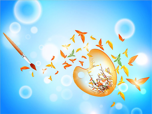 EPS 해외이미지 나무 식물 디자인 계절 잎 꽃무늬 일러스트 자연 추상 창조 미술 환경 페인트 가을 나뭇가지 공구 붓 그리기 팔레트 심볼 오브젝트 그림 페인트붓 해외202004 해외일러스트 꽃 무늬 모션 문화예술 도구 생태계 파일형식 벡터 이미지허브