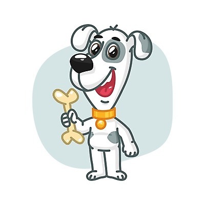 EPS 해외이미지 동물 캐릭터 디자인 일러스트 뼈 털 미술 미소 그래픽 반려동물 식사 기쁨 점 개 만화 가득함 코 클립 귀 마스코트 캐리커처 해외202004 해외일러스트 일러캐릭터 감정 포유류 문화예술 표정 신체부위 그림 파일형식 벡터 이미지허브