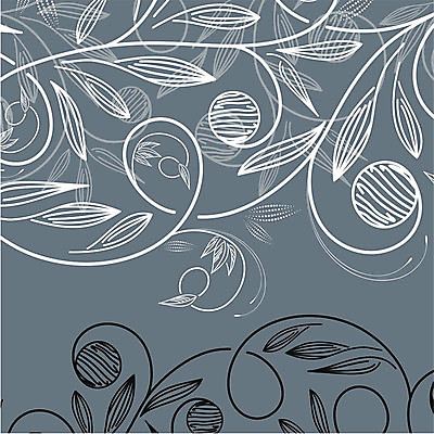 EPS 해외이미지 식물 꽃 백그라운드 잎 꽃무늬 곡선 일러스트 프레임 사람없음 해외202004 해외일러스트 선 무늬 파일형식 벡터 이미지허브