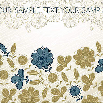 EPS 해외이미지 꽃 백그라운드 라인일러스트 일러스트 타이포그라피 사람없음 빈티지 베이지색 해외202004 해외일러스트 식물 문자 컬러 컨셉 파일형식 벡터 이미지허브