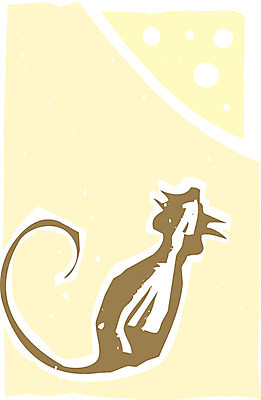 EPS 해외이미지 포스터 일러스트 치즈 해충 쥐 설치류 먹이 먹기 목판화 해외202004 해외일러스트 동물 모션 유제품 벌레 파일형식 벡터 이미지허브