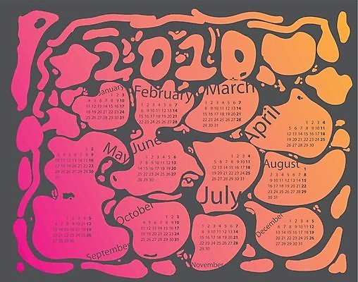 EPS 해외이미지 디자인 계절 일러스트 미래 새로움 미술 컬러풀 다이어리 회색 달력 시간 일주일 날짜 잡지 계획표 연도 약속 월 해외202004 해외일러스트 컬러 컨셉 문화예술 간행물 사무용품 계획 파일형식 벡터 이미지허브