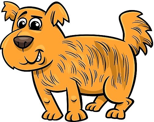 EPS 해외이미지 캐릭터 일러스트 사람없음 반려동물 갈색 귀여움 개 만화 해외일러스트 일러캐릭터 동물 컬러 컨셉 포유류 파일형식 벡터 이미지허브