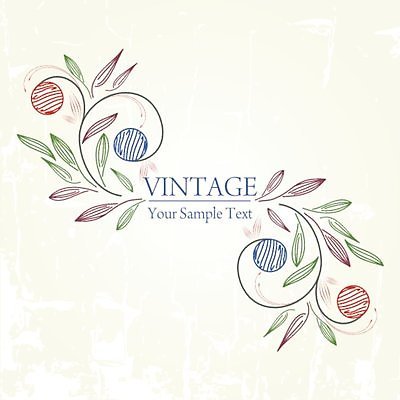 EPS 해외이미지 백그라운드 잎 라인일러스트 일러스트 타이포그라피 사람없음 빈티지 잎줄기 해외202004 해외일러스트 식물 문자 줄기 컨셉 파일형식 벡터 이미지허브