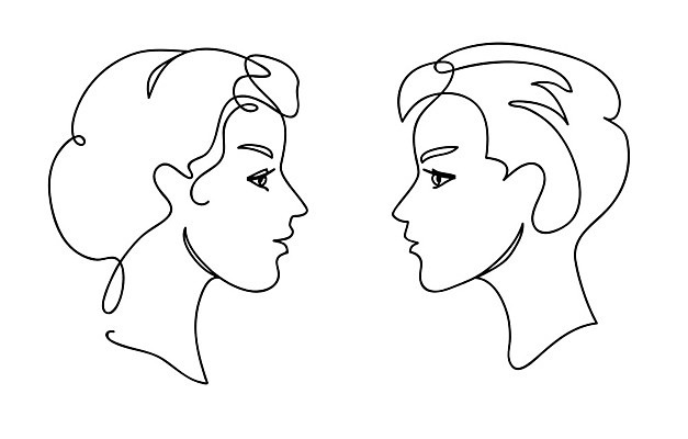 EPS 해외이미지 학생 커플 여자 남자 얼굴 선 컨셉 일러스트 통신 가족 미술 소년 성인 10대 친구 청춘 연필 머리 유행 검은색 우정 흰색 우아함 스케치 쌍둥이 심볼 사인 그림 윤곽 성별 언니 고립 남동생 아바타 해외202004 해외일러스트 어린이 컬러 관계 청소년 문화예술 학용품 사람 신체부위 필기구 자매 동생 파일형식 벡터 문구용품 오브젝트 이미지허브