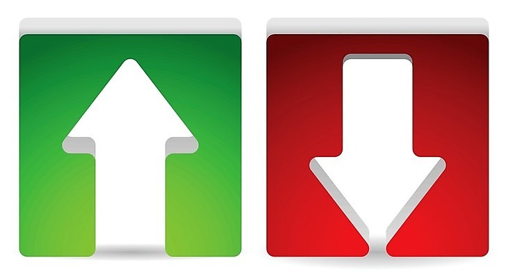 EPS 해외이미지 모양 컨셉 2 일러스트 비즈니스 화살 바닥 들기 그래픽 빨간색 세로 초록색 성장 가을 가리킴 시장 정상 주식 하락 방향 상승 이익 반대 고립 줄이기 해외202004 해외일러스트 계절 컬러 모션 손짓 금융 파일형식 벡터 이미지허브