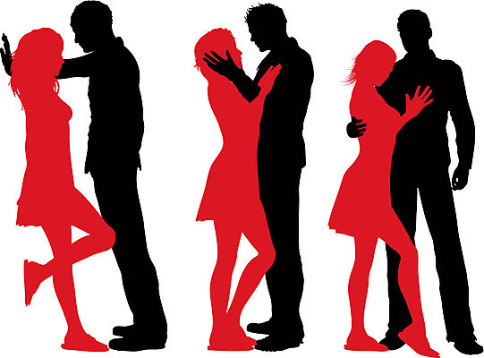 EPS 해외이미지 디자인 커플 여자 남자 행복 실루엣 신체 일러스트 가족 사랑 사람 성인 걷기 검은색 그림 팔 해외202004 해외일러스트 감정 컬러 관계 모션 촬영기법 신체부위 파일형식 벡터 이미지허브