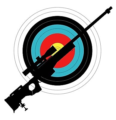 EPS 해외이미지 실루엣 백그라운드 일러스트 미술 그래픽 총 목표 발사 그림 시력 윤곽 사수 저격수 해외202004 해외일러스트 무기 컨셉 문화예술 촬영기법 파일형식 벡터 이미지허브