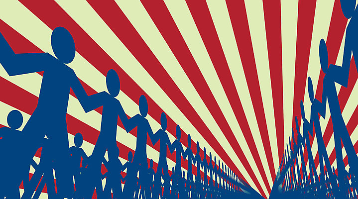 EPS 해외이미지 디자인 남자 선 일러스트 하늘 군대 함께함 서기 경비 사람 그래픽 빨간색 파란색 미국 힘 줄무늬 군인 그룹 군중 군용 심플 윤곽 육군 애국심 기본 엘리먼트 통일 전경 해외202004 해외일러스트 직업 컬러 컨셉 북아메리카 무늬 모션 안전 풍경 보호 국군 파일형식 벡터 탑뷰 이미지허브